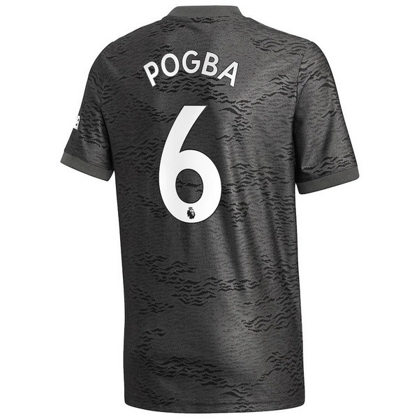 Maillot Football Manchester United NO.6 Pogba Exterieur 2020-21 Noir